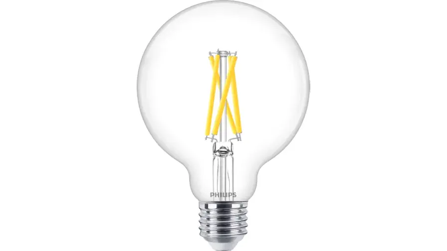 Philips LED Globe lamp transparant E27 5,9W (60W) warm wit dimbaar