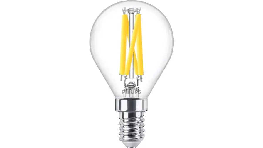 Philips LED kogellamp transparant E14 3,4W (40W) warm wit dimbaar