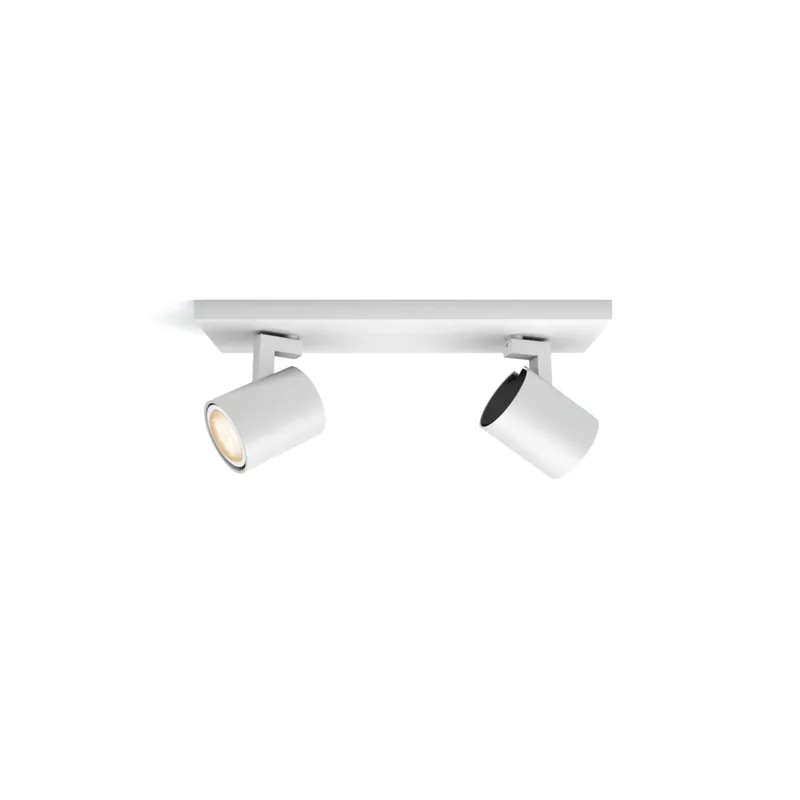 Philips Hue Runner opbouwspot warm tot koelwit licht 2-spots wit incl. dimmer switch