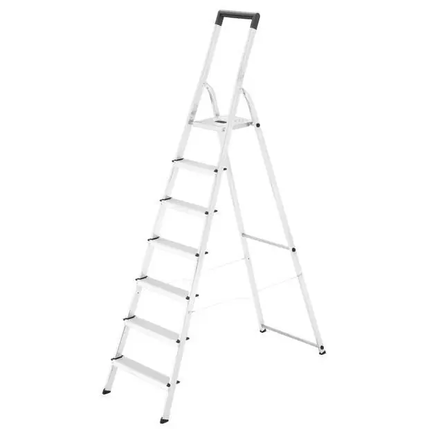 Hailo L40 aluminium huishoudtrap - 7 tredes
