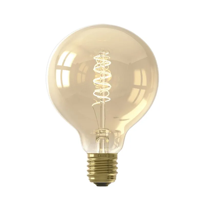 Calex LED Flex globelamp E27 3,8W goud dimbaar