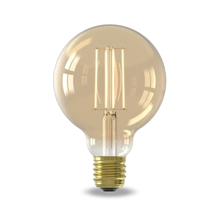 Calex LED globelamp E27 4,5W G95 goud dimbaar