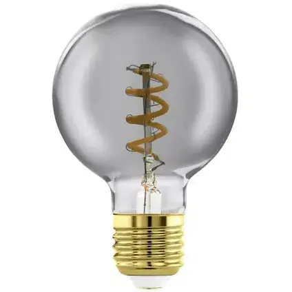 Eglo lichtbron LED lamp E27 G60 4W 2000K smoky