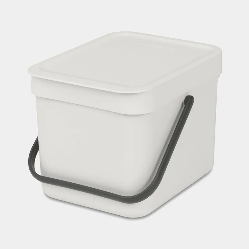 Brabantia Sort & Go afvalemmer 6 liter Light Grey