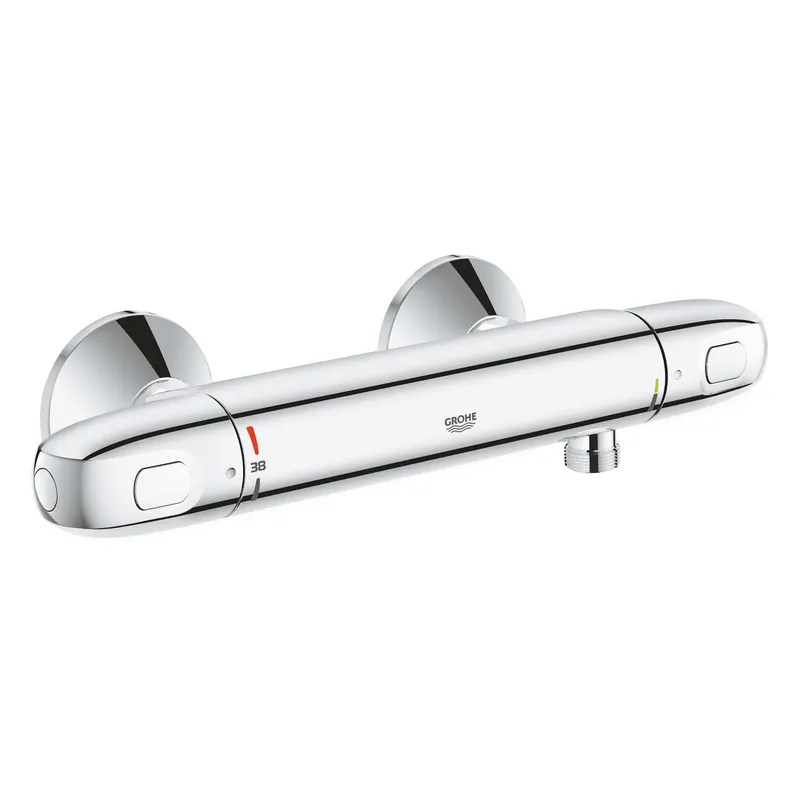 Grohe Grohtherm 1000 thermostatische douchemengkraan chroom met koppelingen