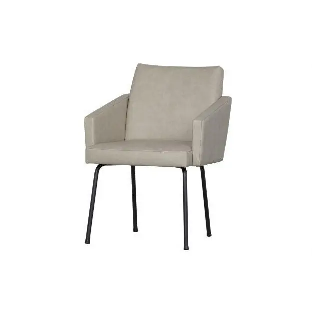 BePureHome Mount eetkamerstoel leerlook naturel
