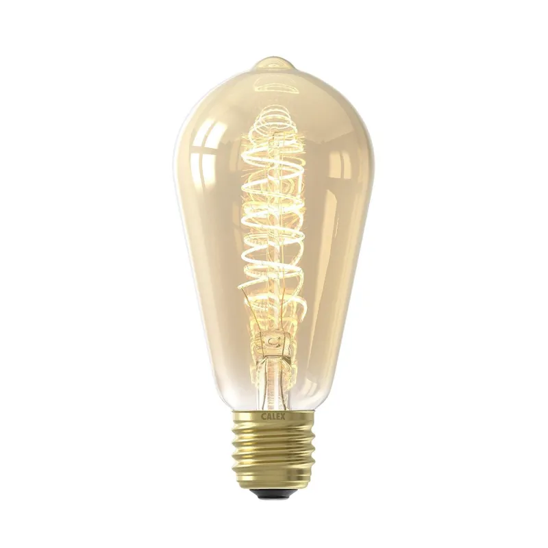 Calex LED Flex rustieklamp E27 5,5W goud dimbaar