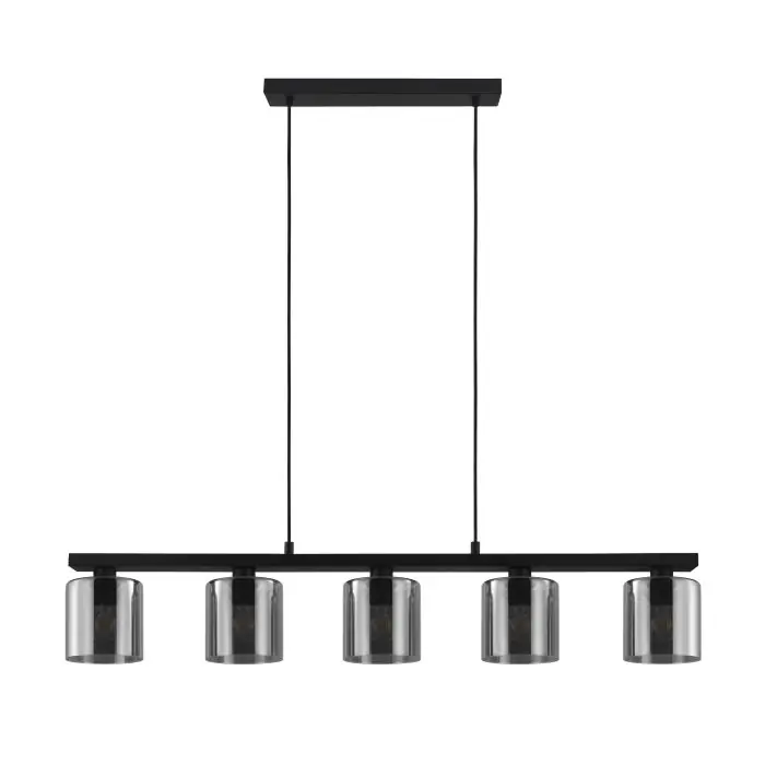 Eglo hanglamp Cadley 5xE27 zwart