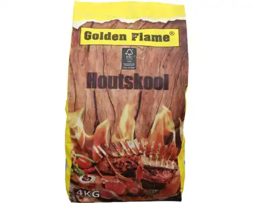 Golden Flame houtskool 4 kg