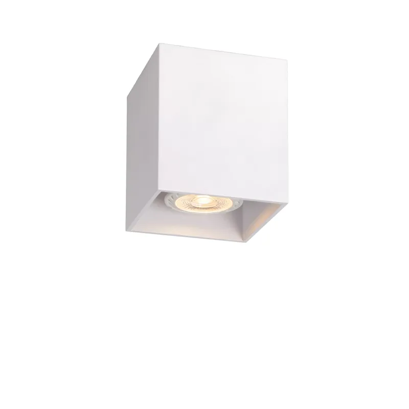 Lucide Bodi plafondspot vierkant 1xGU10 wit