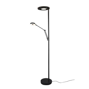 Trio vloerlamp Barrie mat zwart