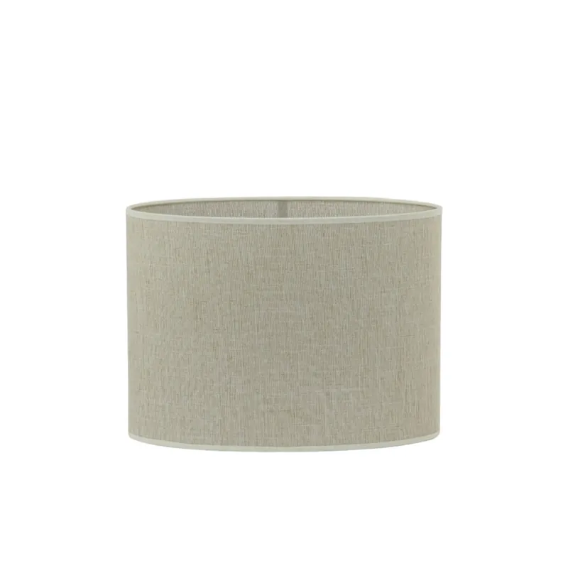 Shade oval straight slim 30-15-25 cm BRESKA pearl white