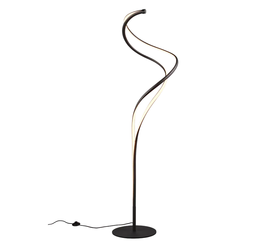 Trio Select vloerlamp Nala mat zwart met sensordimmer