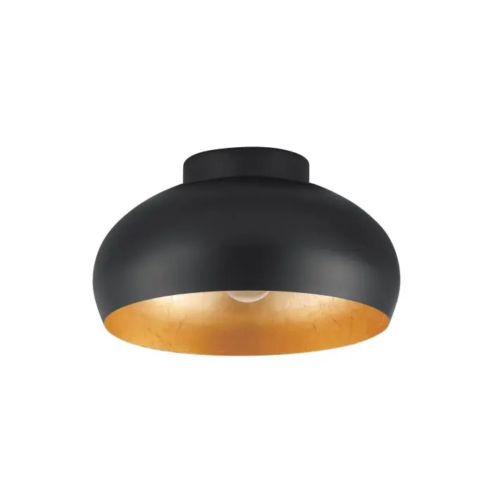 Eglo plafondlamp Mogano 2 zwart/goud