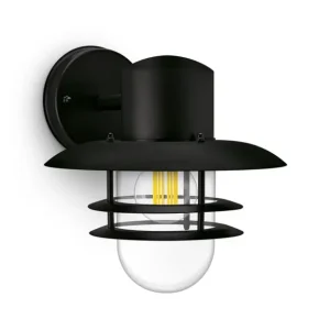 Philips Inyma wandlamp buiten E27 zwart