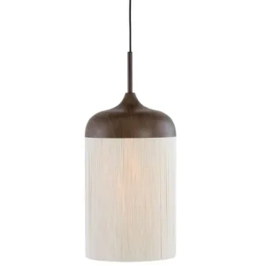 Light & Living hanglamp Dania Ø22cm bruin/crème