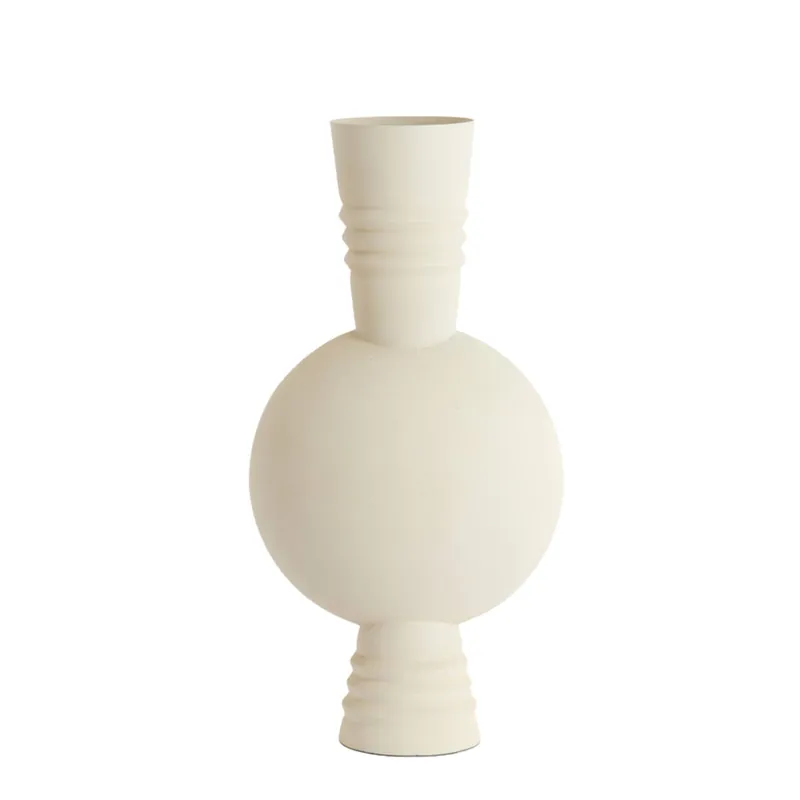 Vase Deco Kavansi matt cream 21x60 cm