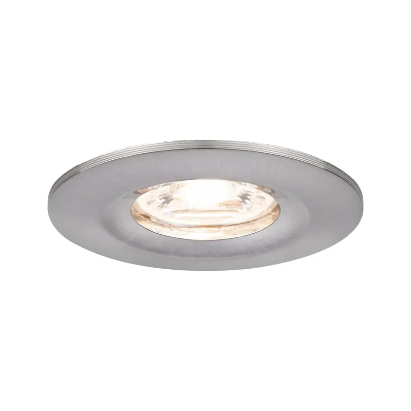 Paulmann Inblp Nova mini Coin rond stijf IP44 LED 1x4W 310lm ijzer geb/alu