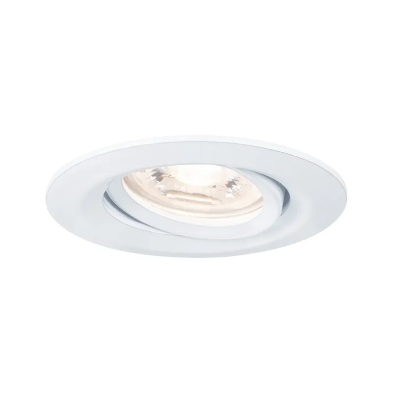 Paulmann Inblp Nova mini Coin rond zwenkbaar LED 1x4W 310lm wit mat/alu