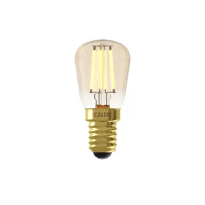 CALEX Tube T26x58 Straight filament Gold E14 3.5W 250LM 2100K 220-240V Dimbaar