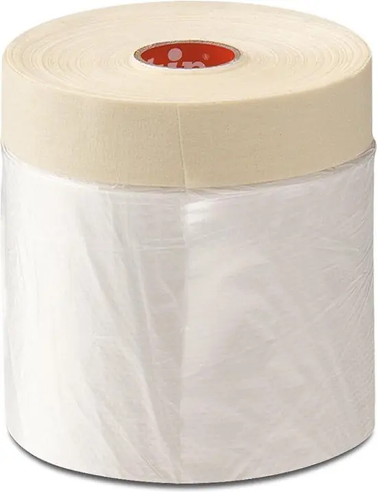 Kip 332 afdekfolie met masking tape 2700mm x 20 meter