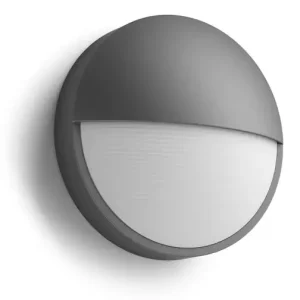 Wandlamp Philips Capricorn antraciet 1x6W