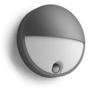 Wandlamp Philips Capricorn antraciet 1x6
