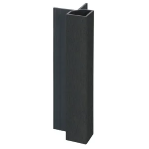 Keralit uitwendig hoekprofiel 32x32mm zwart 4 meter