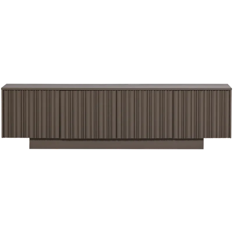 WOOOD Nova tv meubel 200cm grenen truffel bruin