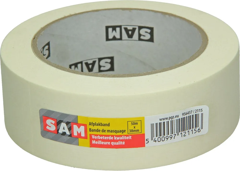 SAM afplaktape 38mm 50m