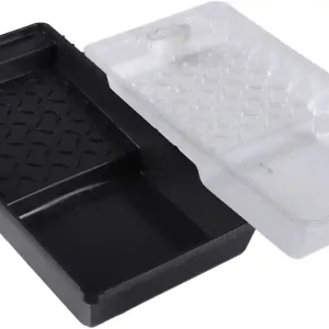 Copenhagen Pro verfbak klein zwart stapelbaar 14,5 x 28,3cm + 3 inzetbakjes