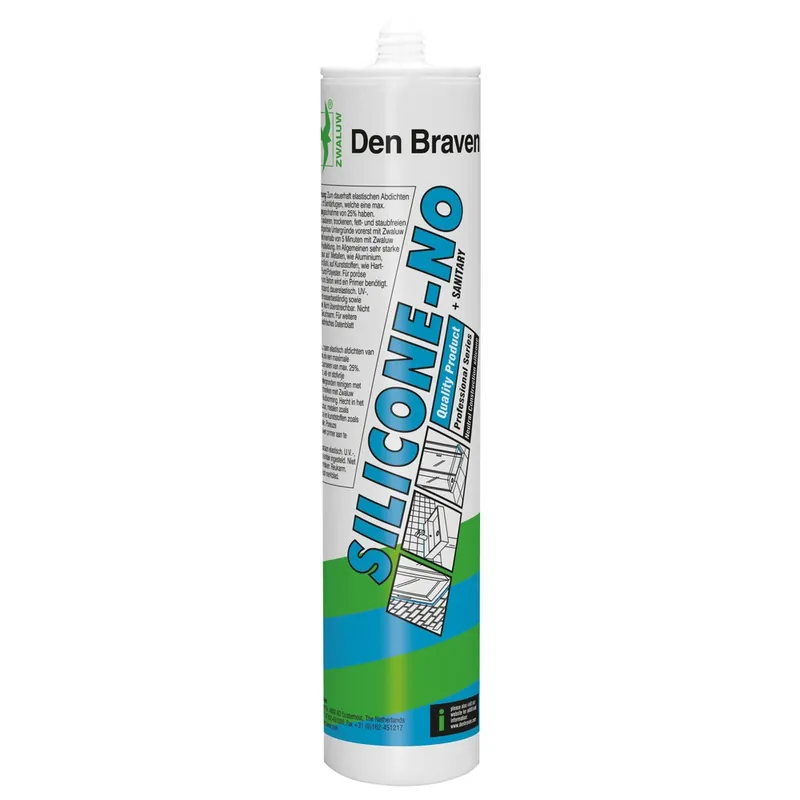 Zwaluw siliconenkit Silicone-NO zilvergrijs 310ml