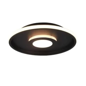 Trio plafonniere Ascari Ø40cm mat zwart