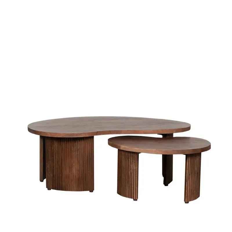 LABEL51 Salontafel Timon nature mangohout 100 cm