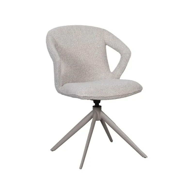 LABEL51 Eetkamerstoel Zurich naturel boucle