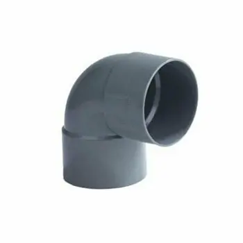 Pvc bocht 40mm 90° twee keer lijmmof