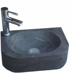 Natuursteen Fontein "Flow" Kraan Links