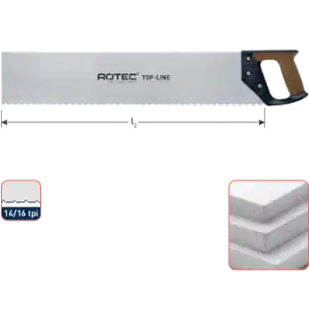 Handzaag ongecoat 14/16 TPI