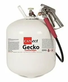 Contactlijm CA44 Gecko 22,1 Liter (exclusief slang & pistool)