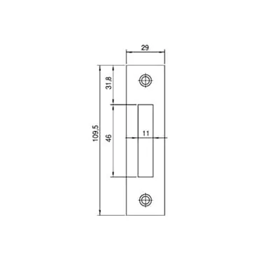 NemefNemef sluitplaat P636/12