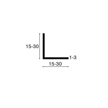 HeeringHoekprofiel PVC 25mm