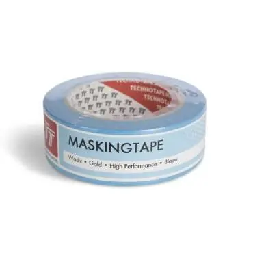 TechnotapeMaskingtape washi gold blauw 38mm