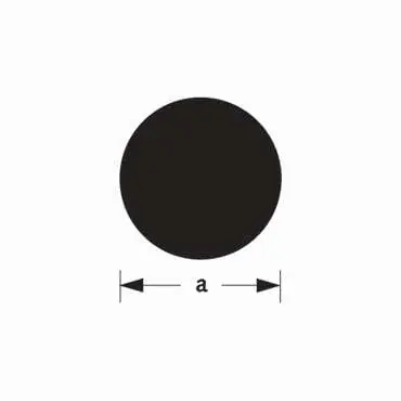 Stalen profiel rond 6mm