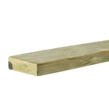 Vuren gewolmaniseerd 44x95mm FSC