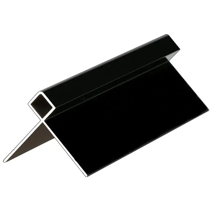 Buitenhoekprofiel D8 zwart