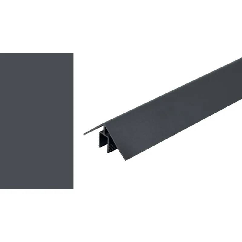 Aluminium klikprofiel WEO35-60 dark grey