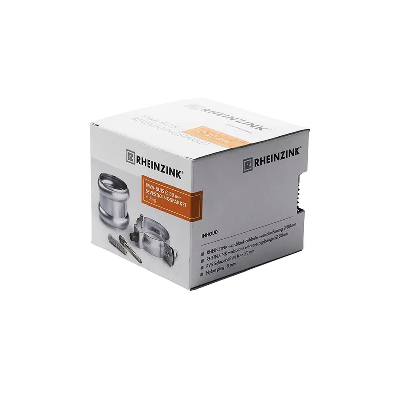 RheinzinkRheinzink HWA Buis 80mm bevestigingsset