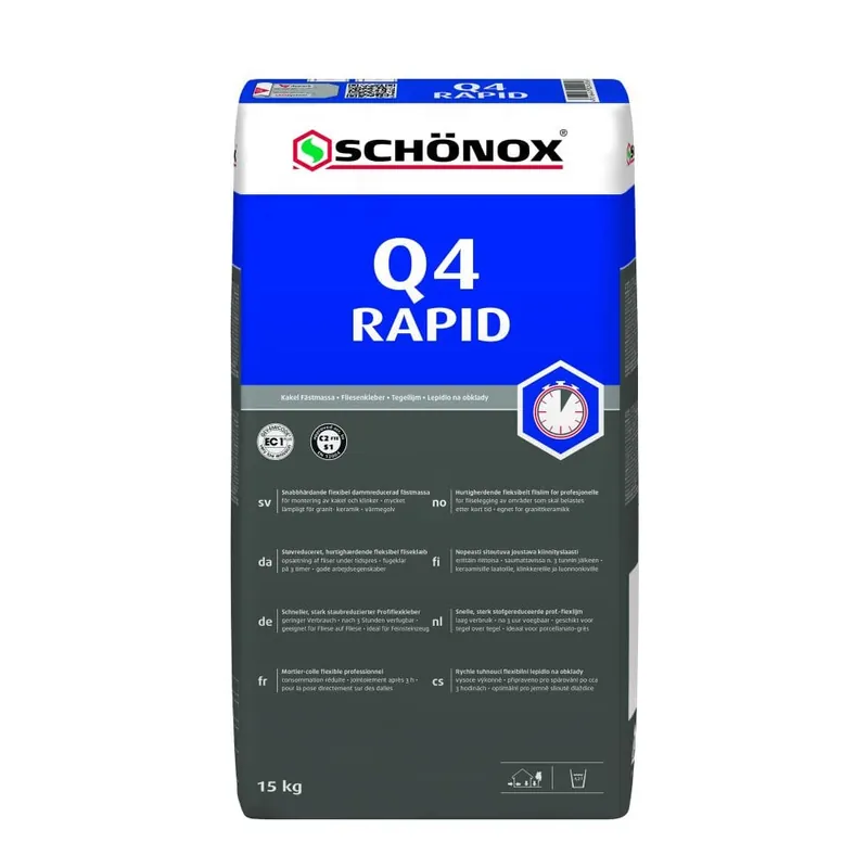 SchonoxSchonox Q4 Rapid tegellijm 15kg
