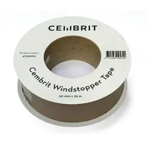 SwisspearlSwisspearl windstopper tape zwart 60mm