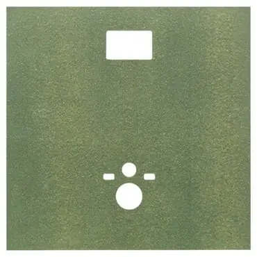 Toiletpaneel spaanplaat V313 123x120cm